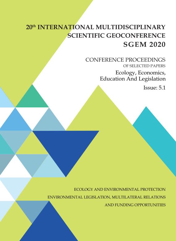 Proceedings SGEM 2020 / Book5